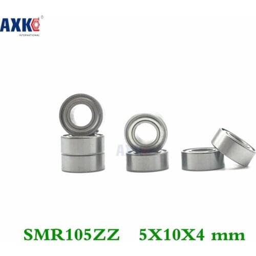 Axk Smr105zz Abec-1 (10pcs) 5x10x4mm Stainless Steel Miniature Ball Bearings Smr105zz