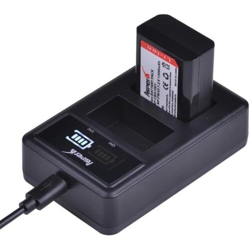 AsperX 1pc NP-FW50 NPFW50 NP FW50 Battery+LED Dual Chargr for Sony Alpha a6500 a6300 a6000 a5000 a3000 a7 7R a7R a7R II a7II