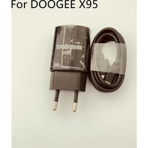 ​ DOOGEE X95 New Travel Charger + USB Cable USB Line For DOOGEE X95 6.52'' MTK6737 Mobile Phone Free Shipping