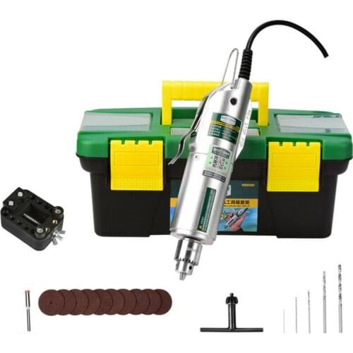 Electric Grinder Mini Drill Rotary Tools Set Mini electric grinder miniature drill jade polishing grinding engraving machine