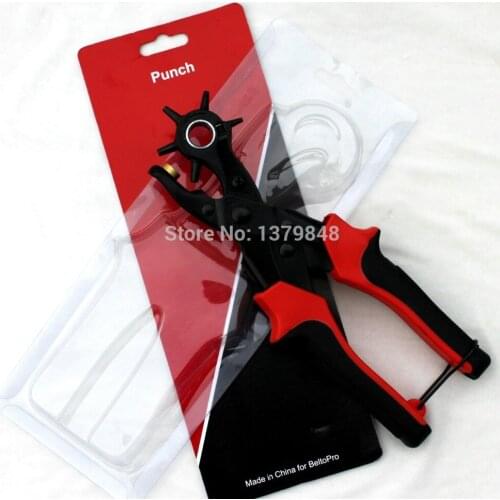 Leather Hole Punch Hand Tools Pliers Belt Hole Maker 6 Sizes: 2mm, 2.5mm, 3mm, 3.5mm, 4mm & 4.5mm
