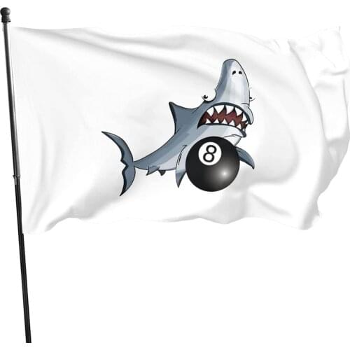 Billiard Shark 3x5 Inch Flag Brass Gaskets are Less Prone to Rust and 100% Polyester is More Durable