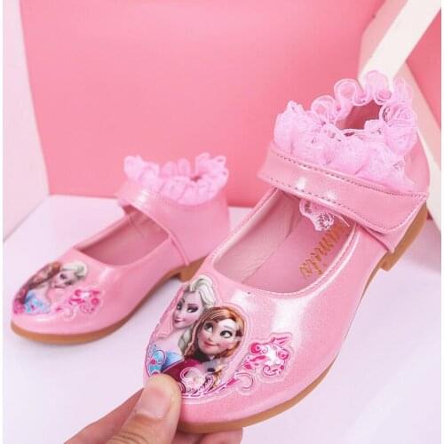 Frozen 3D elsa anna Casual Shoes girls Snow Princess new princess soft cartoon shoes Europe size 26-35