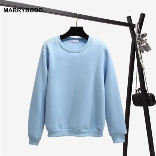 New Autumn Winter 2018 Women Casual Office Long Sleeve Solid Harajuku Pullover Hoodies Korean Female Kawaii Fleece Sweatshirts