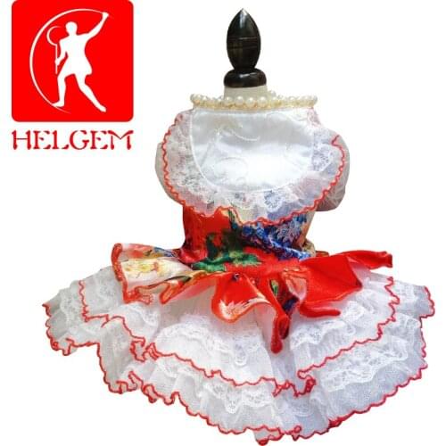 New Cute Pet Cat Princess Dog Pets Dress Lace Dress Clothes Party Wedding Dress