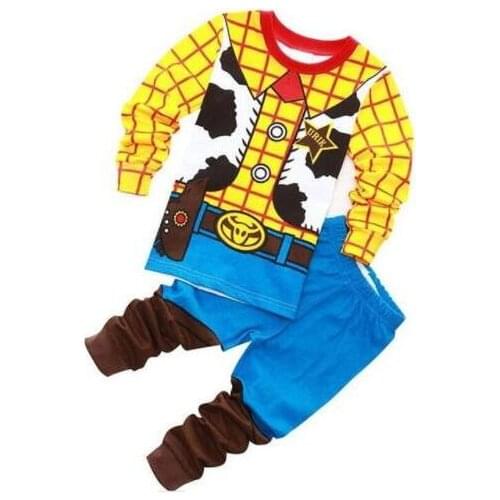 2 PCS Boys Pajamas Sets Kids Pirate Sleepwear Child Superhero Cosplay Cartoon Cotton Cosy Pyjamas new Spring Winter Clothes 2-7Y
