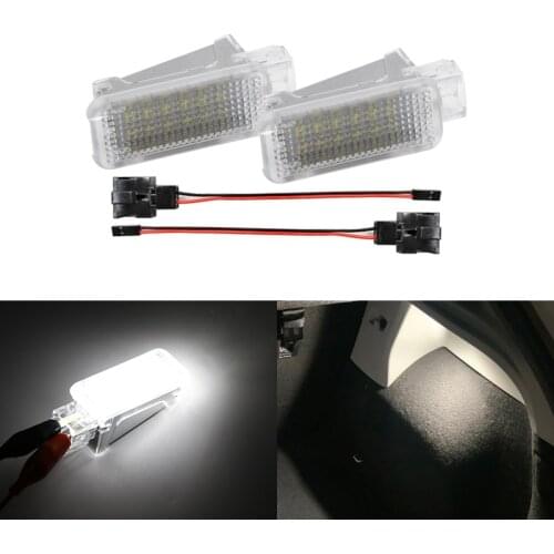 Fits For Seat Leon MK3 (5F) 2012-2019 2x Led Trunk Boot Lights Module Luggage Compartment Lamps