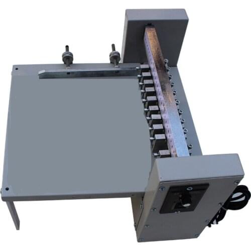 Adjustable Slitting Machine 300mm Speed Pressure Sensitive Marker A4 Electric Indentation Machine Line Cutting Machine