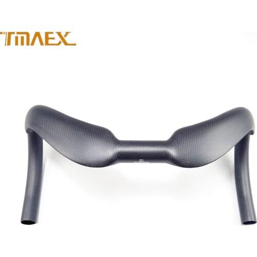 No logo New design Full carbon fiber TT Bicycle handlebar road bike handle Dead fly bike Handlebar Site 375 380MM 3K