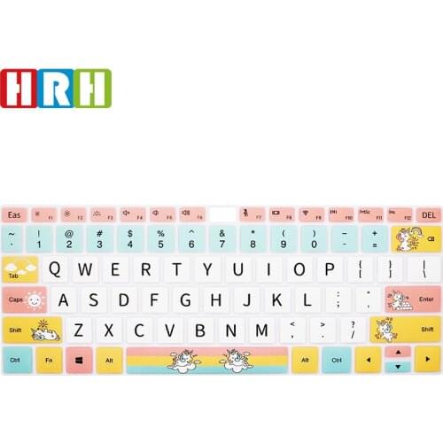 HRH Stylish Design Silicone Keyboard Covers Keypad Skin Protector Protective Film For HUAWEI matebook X Pro13.9 inch