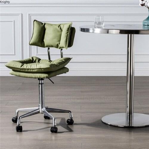 Modern Minimalist Lift Swivel Chairs Home Computer Chair Front Desk Backrest Cash Chairs Office Chair Conference Room High Chair