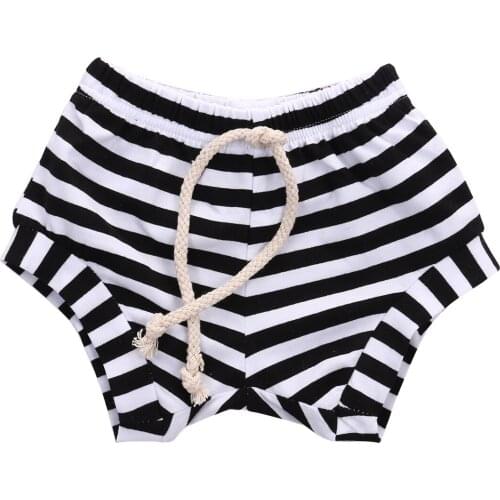 Infant Baby Boys Girls Summer Striped Bottoms Bloomers Hot Pants Shorts beach Briefs Sportswear