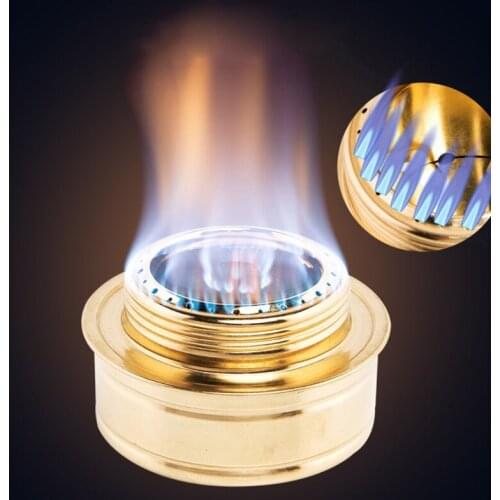 Outdoor Household Picnic Mini Alcohol Stove Burner with Stand Travel Portable Ultralight Folding Camping Cooking Tools