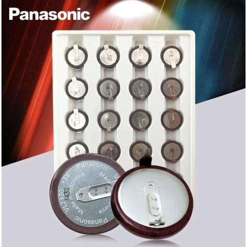 10pc Panasonic Original VL2330/HFN 3V 50mah 180 degrees Rechargeable Battery good quality