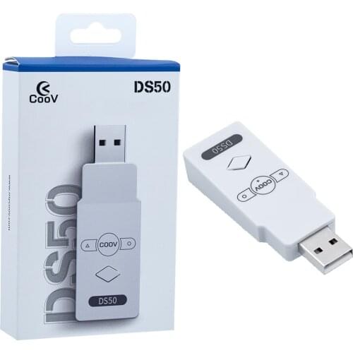 2021 New Coov DS50 Wireless Gamepad Converter for PS5 for DualSense Controller to for PS4/for Nintendo Switch/Lite PC Adapter