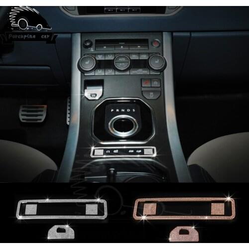 3 colors Car Brake Decoration Hand Brake Center Electronic Button Control Stickers For Land Rover ROVER Evoque Freelander 2