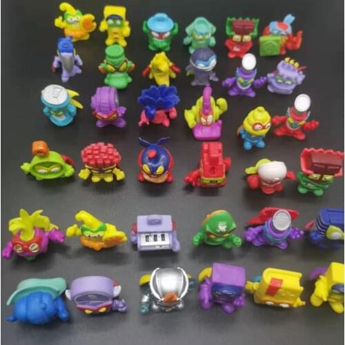 30PCS/LOT Superzings Superthings Action Figures Super Zings Garbage Trash Doll 3-4CM Mini Toys Model Toys For Children