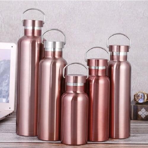 304 Thermal Insulation stainless steel water bottle sport drinking bottles gift wide mouth drink bottle mug cup BPA free