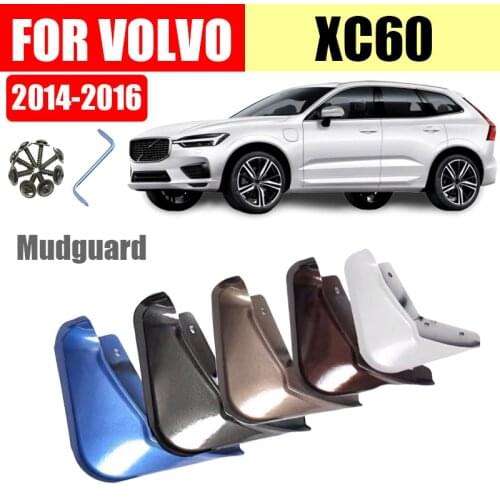 Front Rear 4 pcs for VOLVO XC60 Mudguards Fender XC60 mud flap splash Guard Fender xc60 Mudflaps Mudguard car accessories