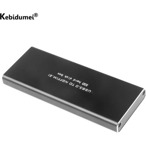 5Gbps NGFF M.2 to USB 3.0 SSD Enclosure Adapter Storage Case with UASP Applicable to 2230 / 2242 / 2260 / 2280 mm