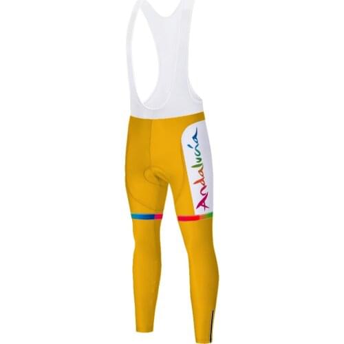 Andalucia Summer Spirng Men Fahrrad Hose Herren Licra Fietsbroek Lang Culotte Largo Pantalon Ciclismo Pantalón Ciclismo Hombre