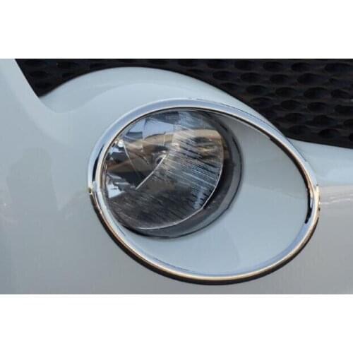 Car Headlight Ring Cover for JUKE New Chrome Head Lamp Front Bumper for Nissan Juke 2011-2017