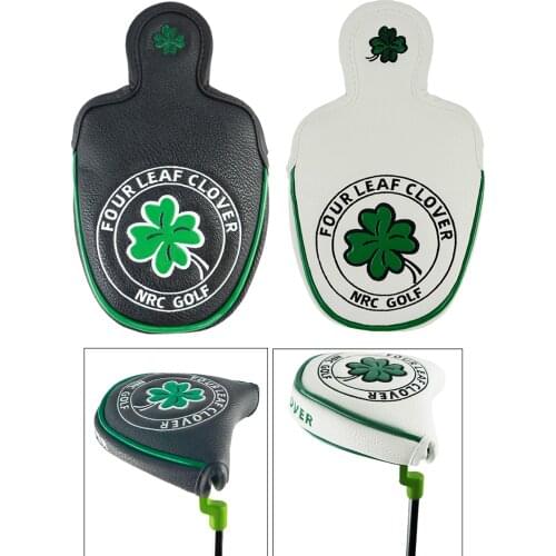 Mallet Putter Cover Headcover Magnetic Golf Head Covers Headcovers Club Protective Equipment Durable Thick Pu Leather