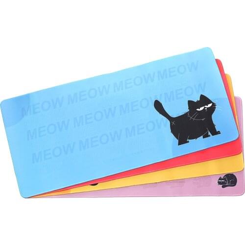 DCS Mechanical keyboard Mousepad Deskmat Cute XIAOYE CAT 900 400 5mm Stitched Edges /Rubber High quality soft touch Rubber