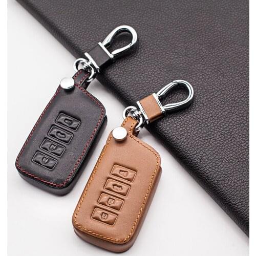 Carrying Leather Car Key Cover Case For Lexus NX GS RX IS ES GX LX RC 200 250 350 LS 450H 300H Key Case Keychain Accessories