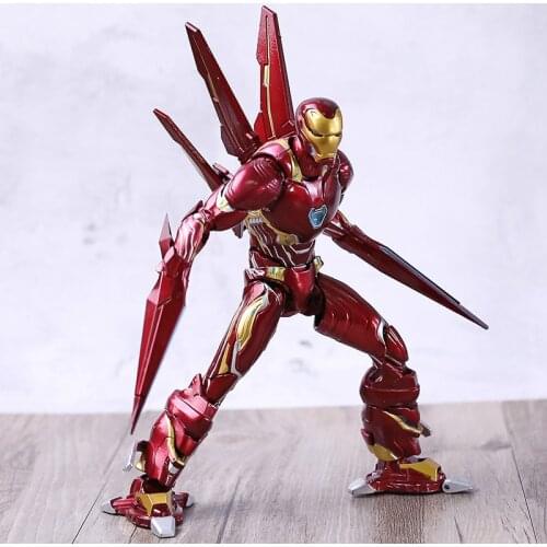 S Iron Man MK50 Nano Weapons Ironman Mark 50 Tony Stark SHF Avenger Endgame Infinity War Action Figure Toy
