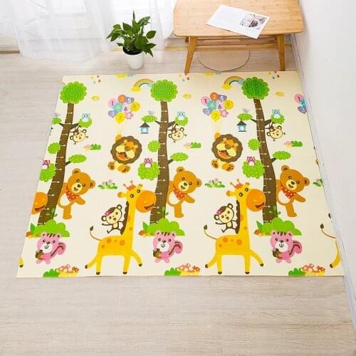 New Baby Play Mat Waterproof XPE Floor Playmat Foldable Crawling Carpet Kid Game Activity Rug Folding Blanket Educational Toys