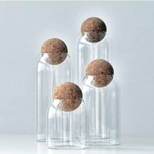 Creative Kitchen Transparent Storage Bottles For Bulk Products Jars With Lid Spices Sugar Tea Coffee Container Organizer Cans