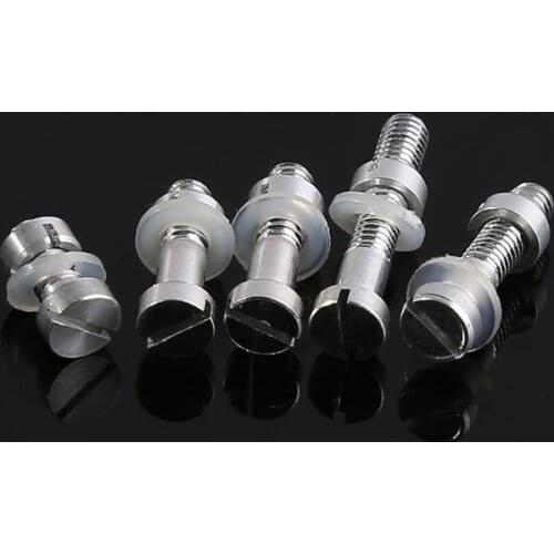 2021 New 6Set/Bag Turntable Headshell Cartridge Mounting Kit Metal Screw Bolt Nut Washer