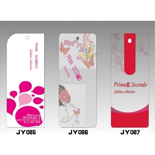 New style all kinds of hang tag/reasonable price/cloth tags/fabric clothing tags/clothing tags personalized JYSJ347