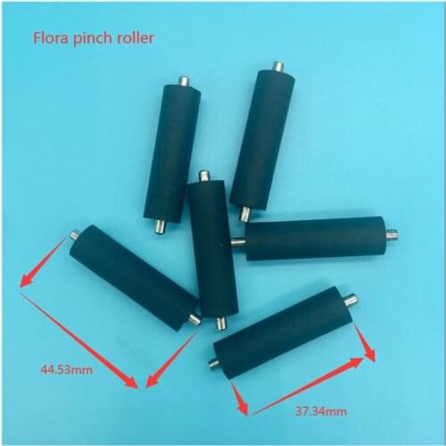 Original paper pressure pinch roller wheel 44.5mm for Flora LJ320P LJ3208P LJ320K LJ3204P LJ3208K Polaris512 rubber pinch roller