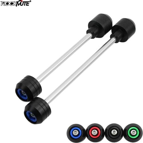 For BMW F800R 2009-2014 POM Front Rear Wheel Slider Fork Axle Crash Protector Swing Arm Pad Guard