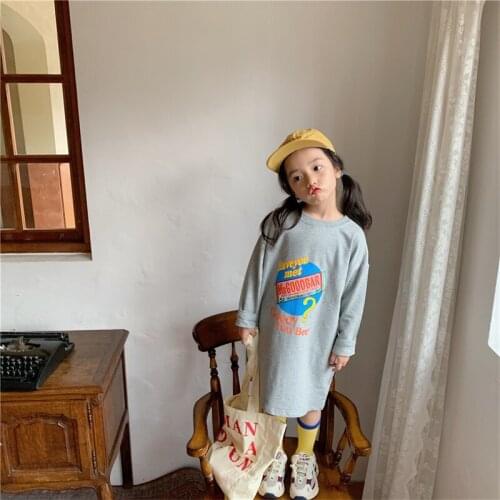 Girl Dress Kids Baby Gown 2021 New Arrive Spring Autumn Toddler Formal Party Outfits Sport Teenagers Dresses Cotton Children Clo