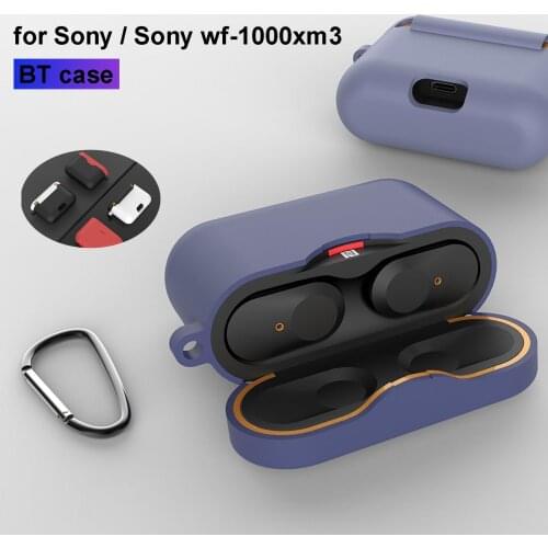 Silicone Mini Bluetooth Earphone Protective Case Storage Box for Sony WF-1000XM3