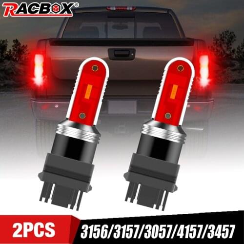 Led Bulbs Brake Light Tail Light 3156/3157/3057/4157/3457 Red Light 12-24V For Ford F150 Chevrolet Silverado 1500 GMC Sierra