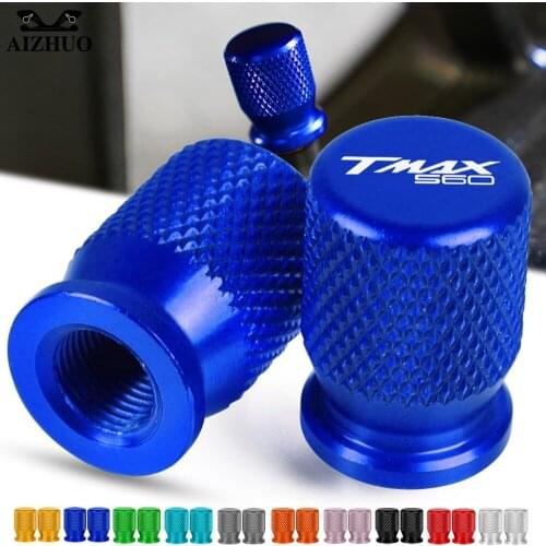 T-MAX Motorcycle Accessories Tire Valve Air Port Cover Cap CNC Aluminum FOR YAMAHA Tmax 560 TMAX560 2019-2020 2021 TMAX 560 LOGO