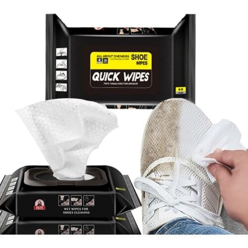 Sneaker Cleaning Wipes Shoe Cleaners Travel Portable Sneaker Disposable Quick Cleaning Wet Wipes White Shoes Artifact 12Pcs/Bag