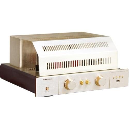Tube Amplifier 200W*2 Bluetooth HIFI Fever USB Non-destructive Sound Amplifiers Real Bile Duct Audio High Power Amp