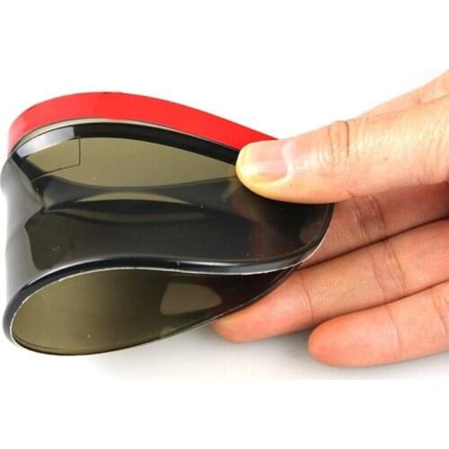 Rear View Mirror Rain Guard Blade,Carbon Fiber Rain Eye Brow Protection Cover,Ca Jones-03