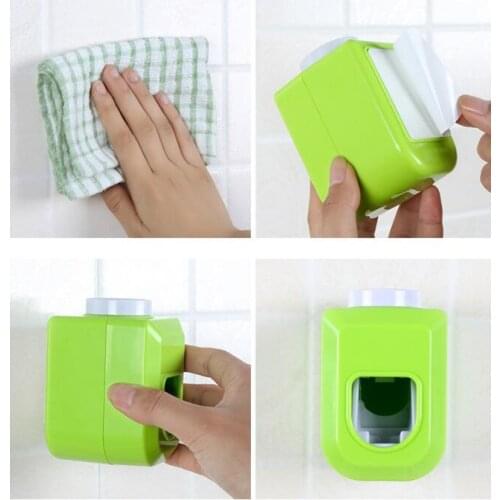 1PC Automatic Toothpaste Dispenser Toothbrush Holder bathroom Products Toothpaste Squeezers Bathroom Accessories Set 4 colors