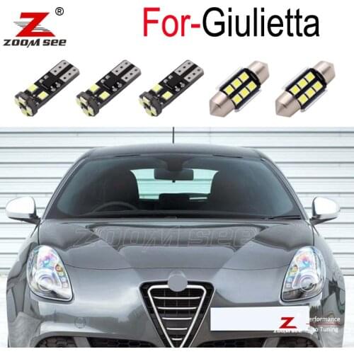 11pc x Perfect No Error LED door bulb + LED interior dome map light kit for Alfa Romeo for Giulietta 940 ( 2010 to 2017 )