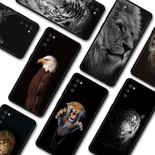 Smartphone Fundas For Samsung A70 A90 A80 Case Wolf Lion Animal Silicone Caso for Galaxy A20 A60 A50 A40 A30 Shell