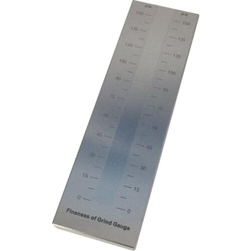Division Value 7.5um Single Groove Painting Stainless Steel Hegman Fineness of Grind Gauge BGD241/4 (0-150um)