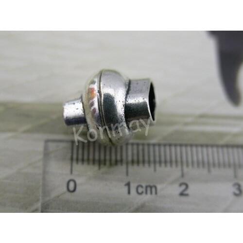 6 Colors Available-- 10 Sets Magnetic Leather Bracelet Clasp/Buckle/Closure, 4.0x8.0mm--CLP1186