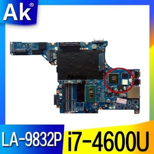 Laptop motherboards For DELL Latitude E5440 Motherboard i7-4600U CPU 2GB - NR2XX 0NR2XX LA-9832P tested OK