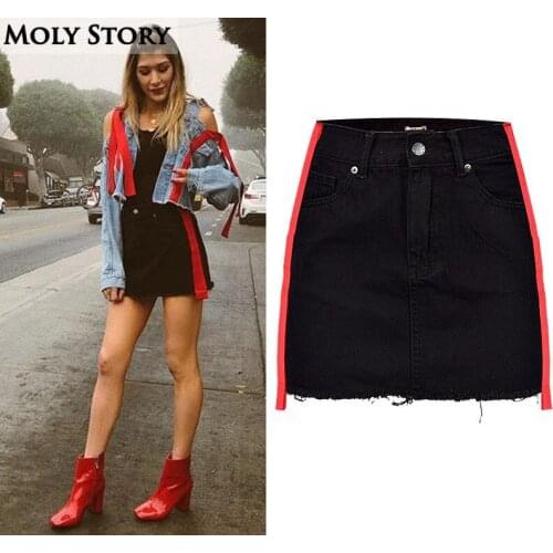 Denim Skirts For Women Moly Story China